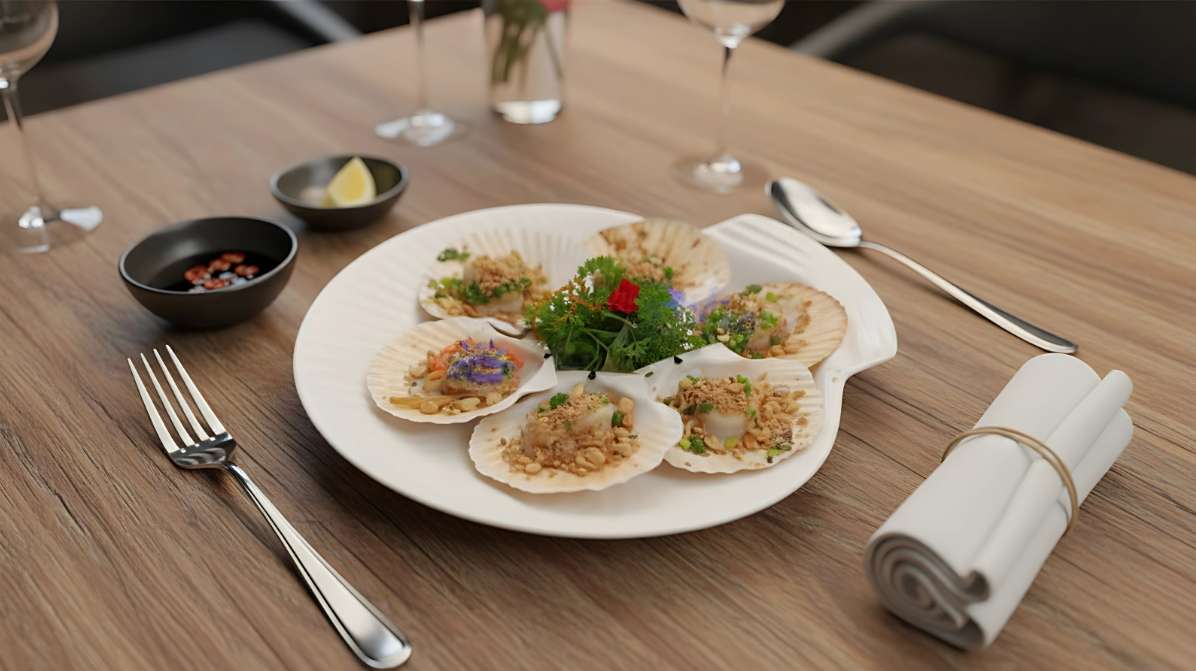 Sò Điệp Nhật Nưỡng Mỡ Hành