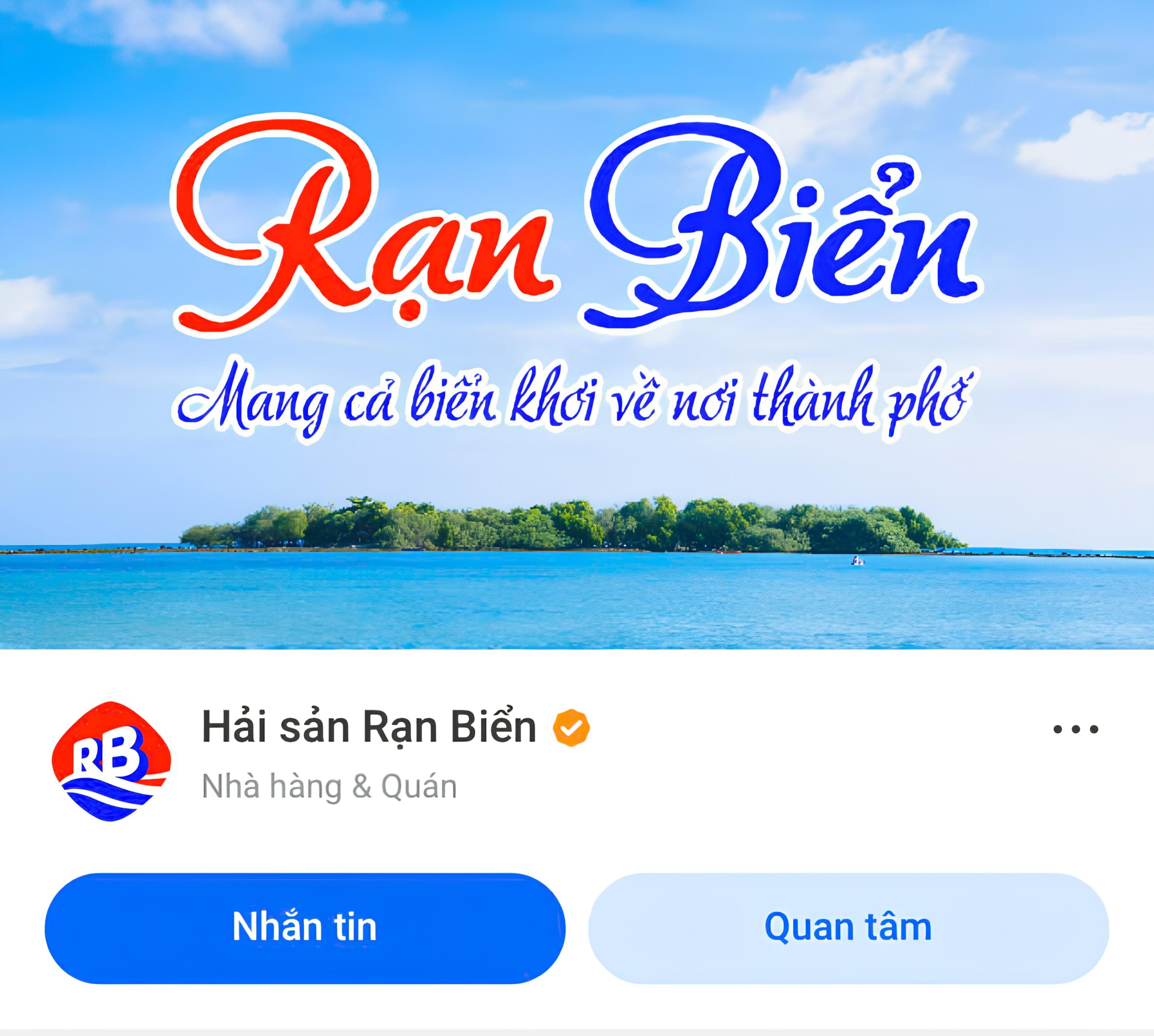 Hải Sản Rạn Biển Zalo OA