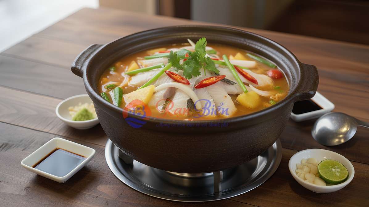 Lẩu Cá Bơn Chua Ngọt