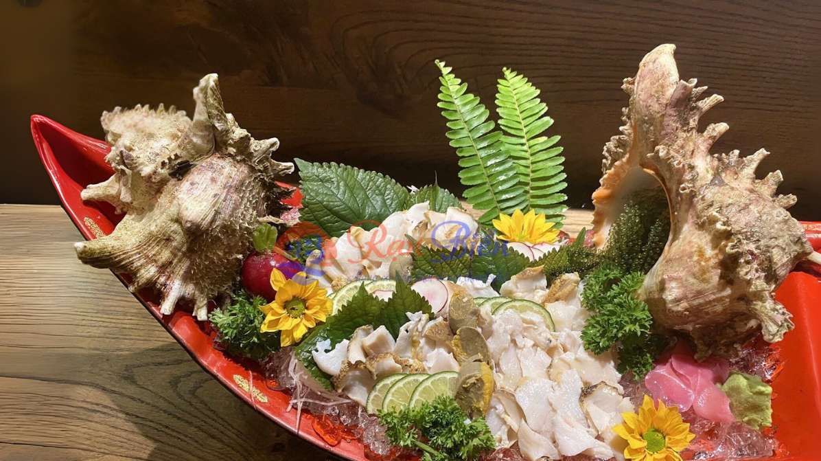 Ốc Gai Sashimi