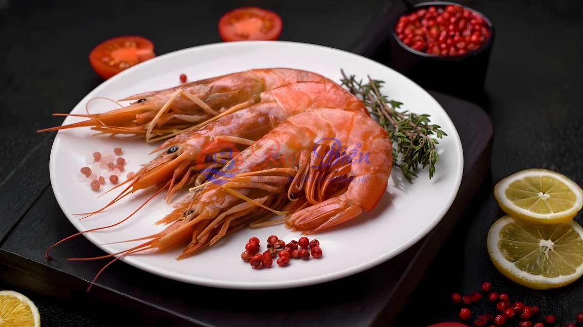 Tôm Sú Biển Hấp