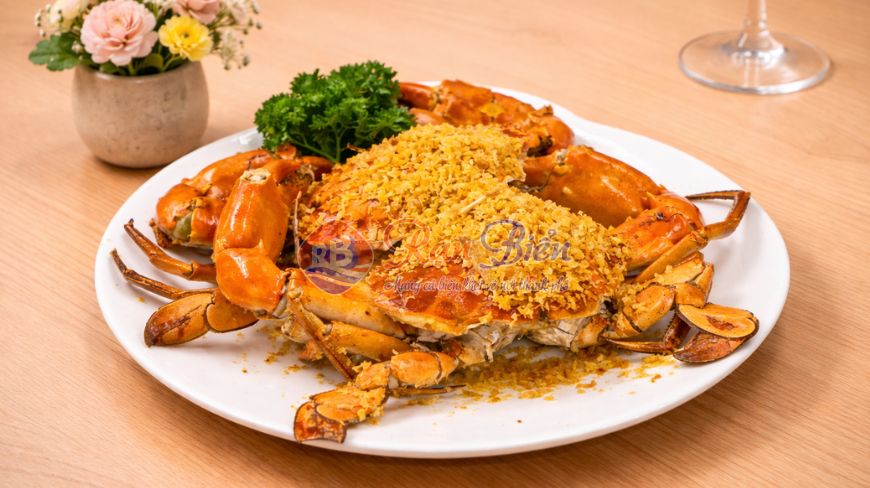 Cua Cà Mau Cháy Tỏi