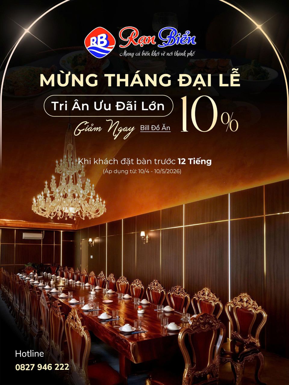 Khuyến mãi Hải Sản Rạn Biển tháng 4